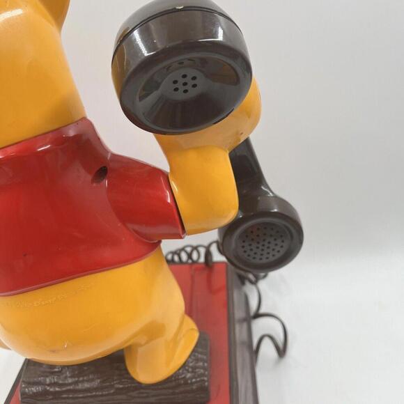 Vintage WINNIE THE POOH Landline Telephone Collectible Antique Disney 1964 - Picture 7 of 12